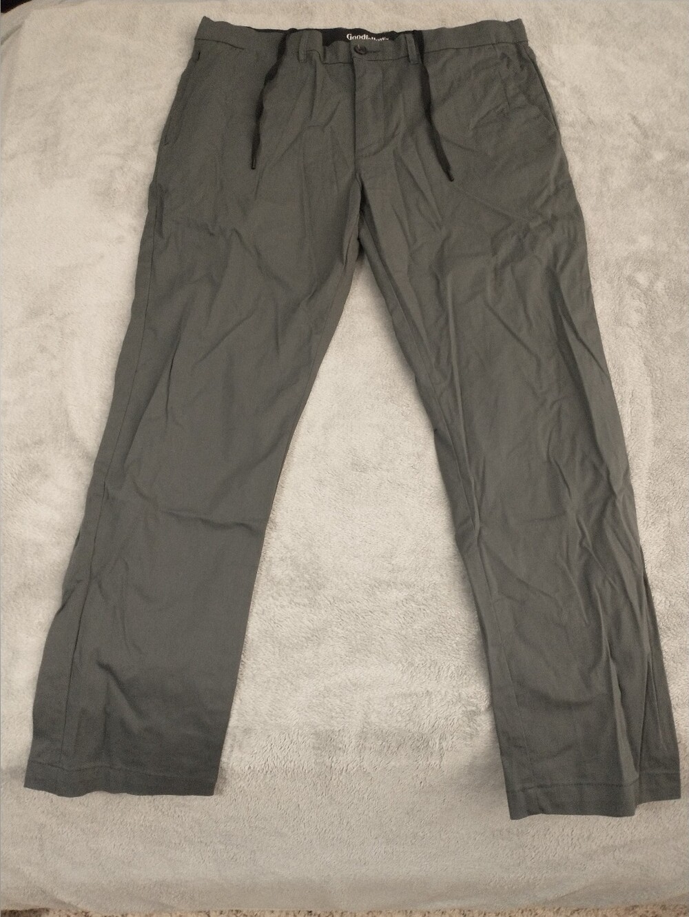 EUC Goodfellow & Co (RN 17730) Charcoal Gray Men's Casual Pants - Size 36W x 30L